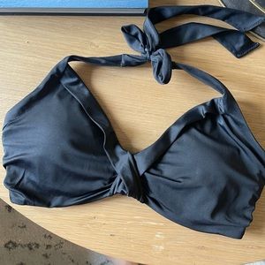 Black ATHLETA HALTER bikini top
